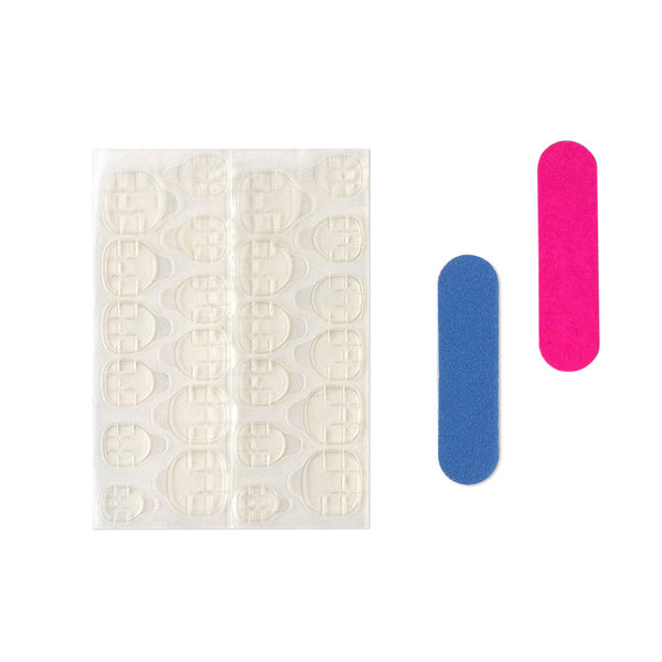 12 Sizes-24 Pcs Press On Nails C099
