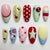 12 Sizes-24 Pcs Press On Nails Z1177