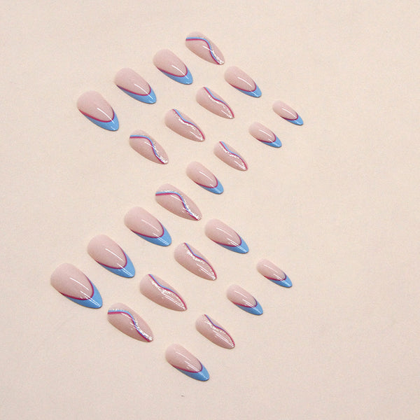 12 Sizes-24 Pcs Press On Nails W646