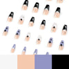 12 Sizes-24 Pcs Press On Nails JP2612
