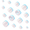 12 Sizes-24 Pcs Press On Nails JP3816