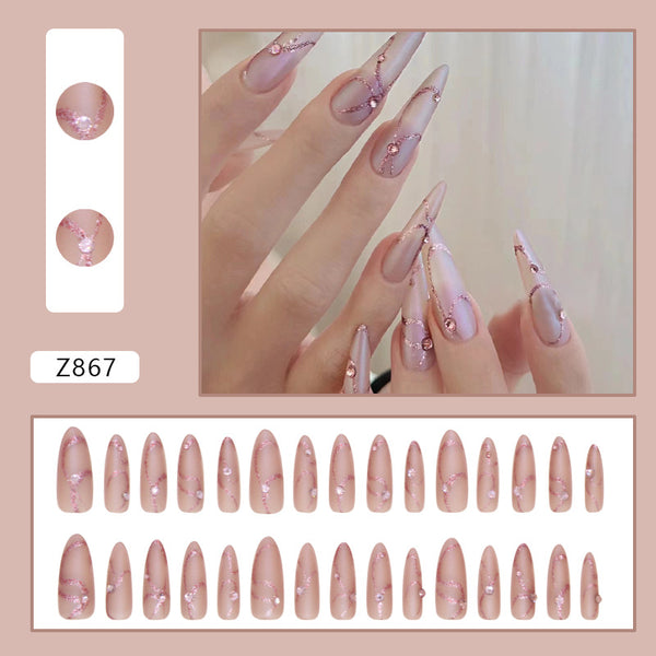 30 Pcs Press On Nails Z867