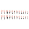 12 Sizes-24 Pcs Press On Nails W241