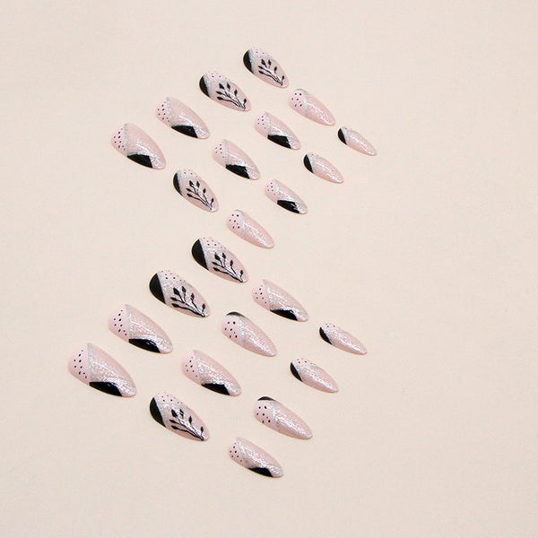 12 Sizes-24 Pcs Press On Nails W953