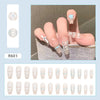 12 Sizes-24 Pcs Press On Nails R601