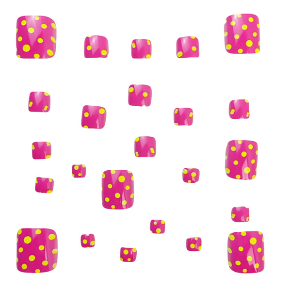 12 Sizes-24 Pcs Press On Nails Y602