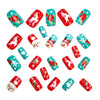 12 Sizes-24 Pcs Press On Nails Y1290