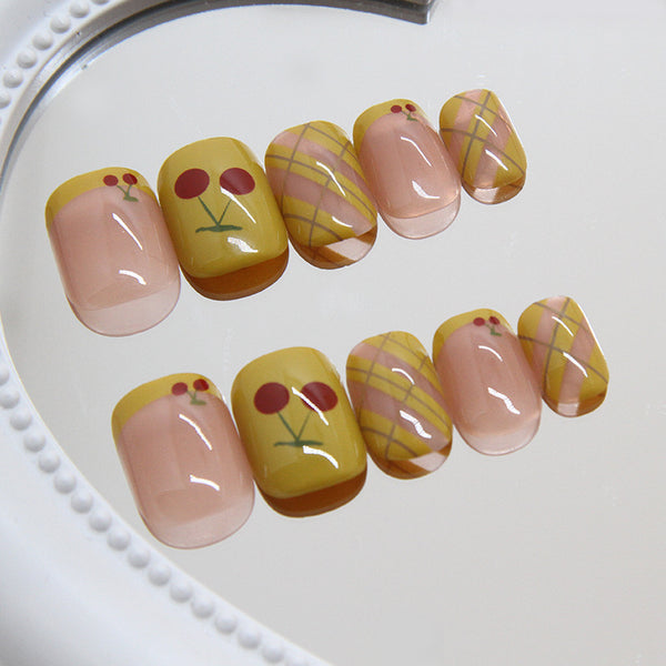 12 Sizes-24 Pcs Press On Nails R872