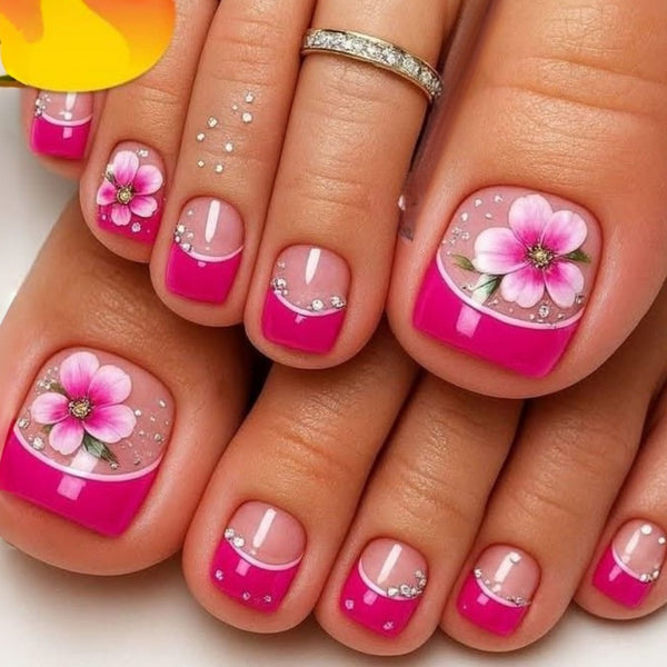12 Sizes-24 Pcs Press On Nails y2076-24