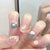 12 Sizes-24 Pcs Press On Nails R508