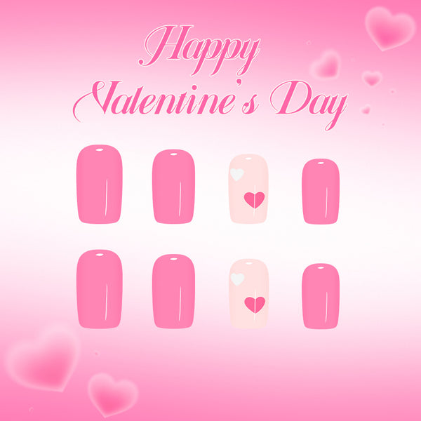 12 Sizes-24 Pcs Press On Nails C1469