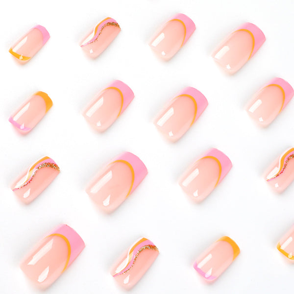 12 Sizes-24 Pcs Press On Nails JP2259