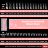 240 Pcs Press On Nails JM30
