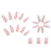 12 Sizes-24 Pcs Press On Nails W097