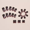12 Sizes-24 Pcs Press On Nails W1848