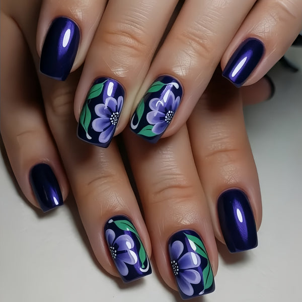 12 Sizes-24 Pcs Press On Nails Y1888