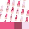 12 Sizes-24 Pcs Press On Nails JP3238
