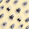 12 Sizes-24 Pcs Press On Nails JP3076