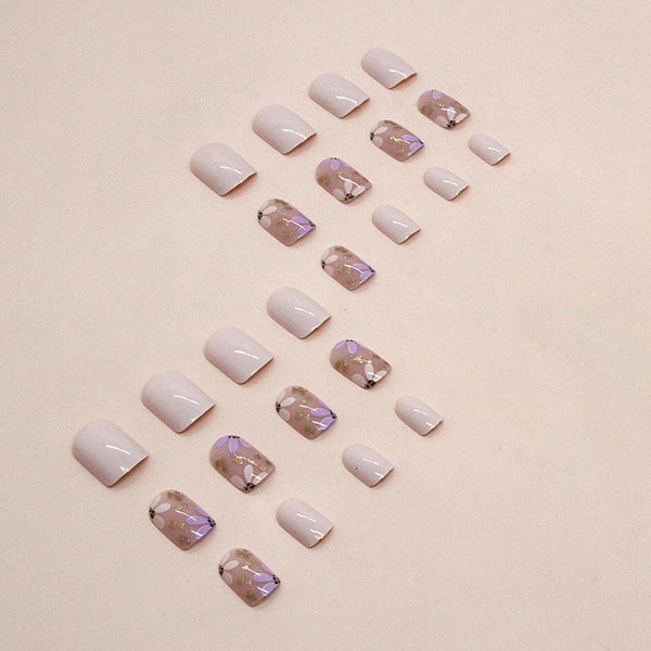 12 Sizes-24 Pcs Press On Nails W1353