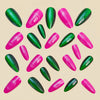 12 Sizes-24 Pcs Press On Nails Y1202