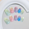 12 Sizes-24 PcsPress On Nails W2079