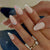 12 Sizes-24 Pcs Press On Nails W1953