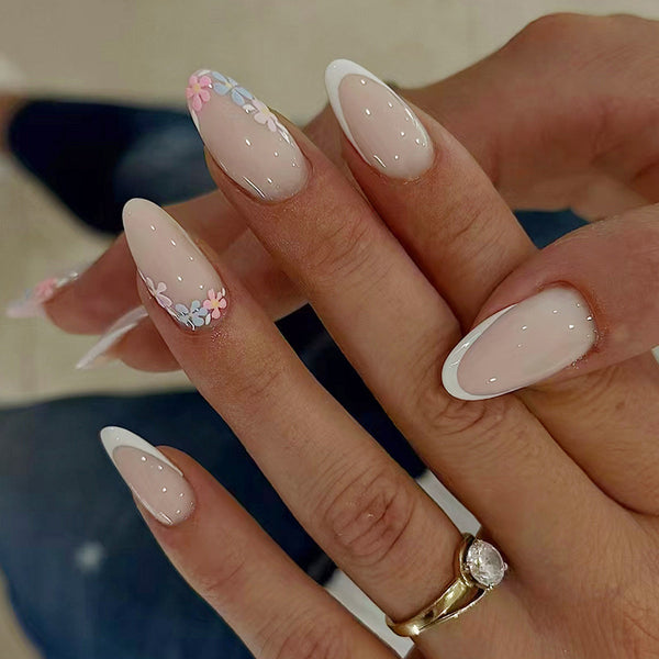12 Sizes-24 Pcs Press On Nails W1953