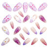 12 Sizes-24 Pcs Press On Nails Y1391