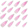 12 Sizes-24 Pcs Press On Nails JP2954