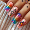 12 Sizes-24 Pcs Press On Nails Y536
