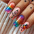 12 Sizes-24 Pcs Press On Nails Y536