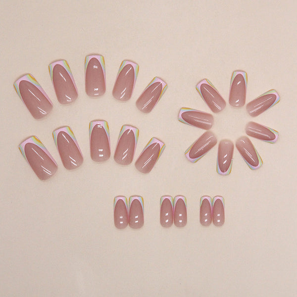 12 Sizes-24 Pcs Press On Nails W1342