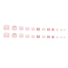 12 Sizes-24 Pcs Press On Nails F076