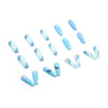 12 Sizes-24 Pcs Press On Nails W222