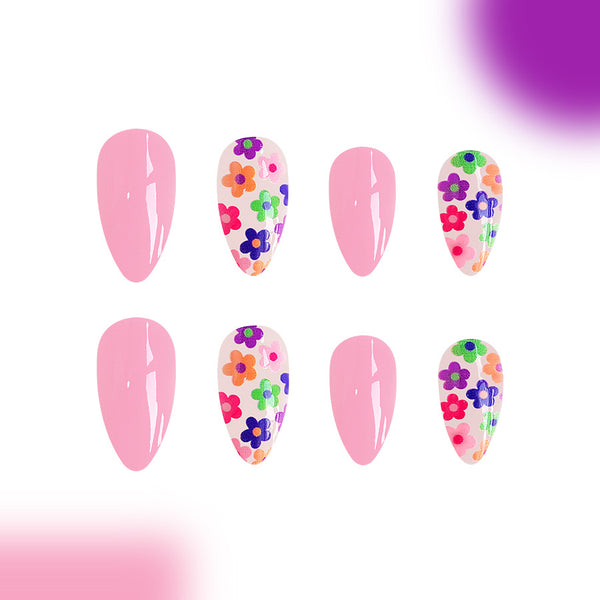 12 Sizes-24 Pcs Press On Nails C483