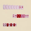 12 Sizes-24 Pcs Press On Nails Y1713