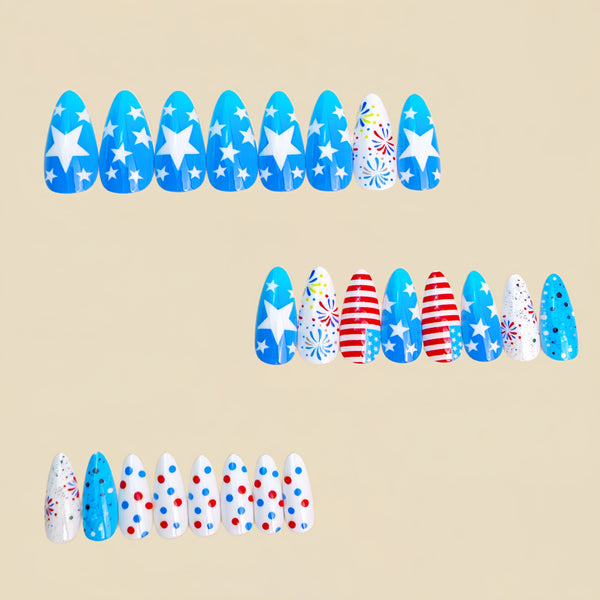 12 Sizes-24 Pcs Press On Nails Y1984