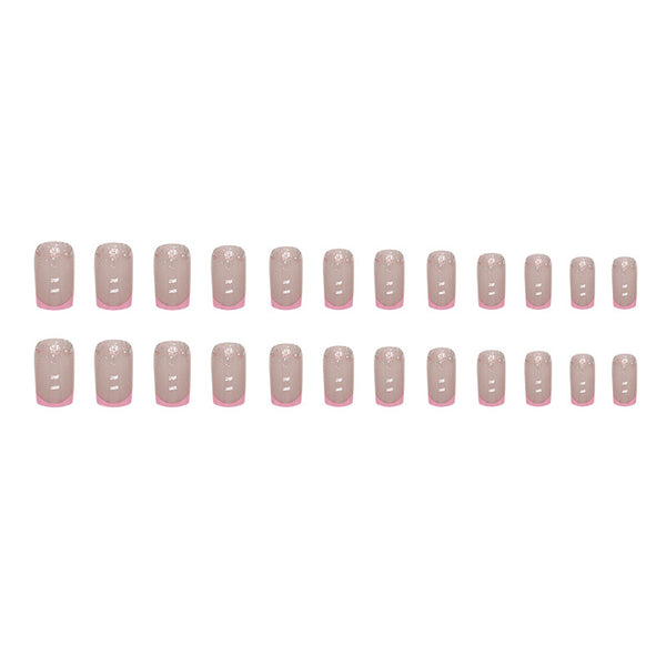 12 Sizes-24 Pcs Press On Nails W1390