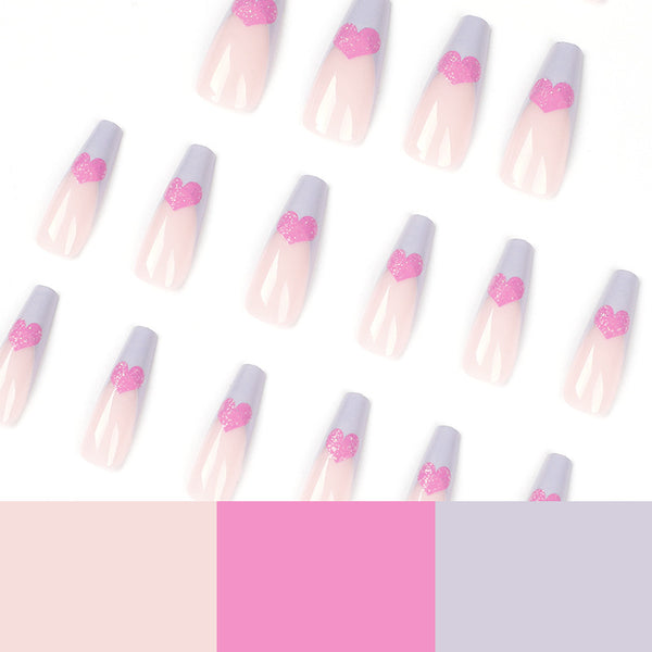 12 Sizes-24 Pcs Press On Nails JP1602