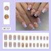 Butterfly Glossy Medium Square Press on Nails