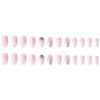 12 Sizes-24 Pcs Press On Nails D020
