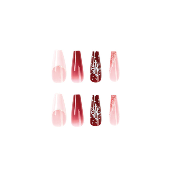 12 Sizes-24 Pcs Press On Nails JP1905