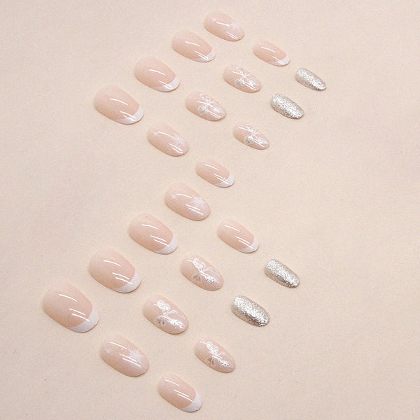 12 Sizes-24 Pcs Press On Nails W1202