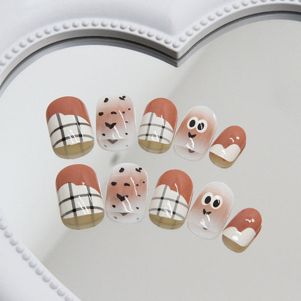 12 Sizes-24 Pcs Press On Nails R832