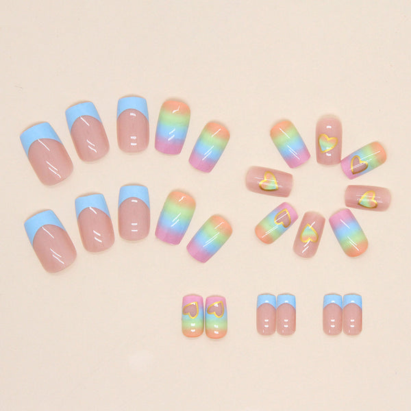 12 Sizes-24 Pcs Press On Nails W510