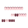 12 Sizes-24 Pcs Press On Nails JP3933