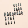 12 Sizes-24 Pcs Press On Nails W1786