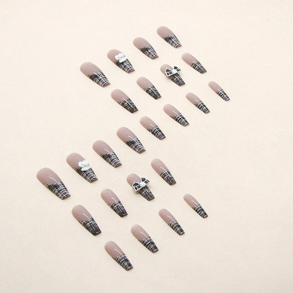 12 Sizes-24 Pcs Press On Nails Z550