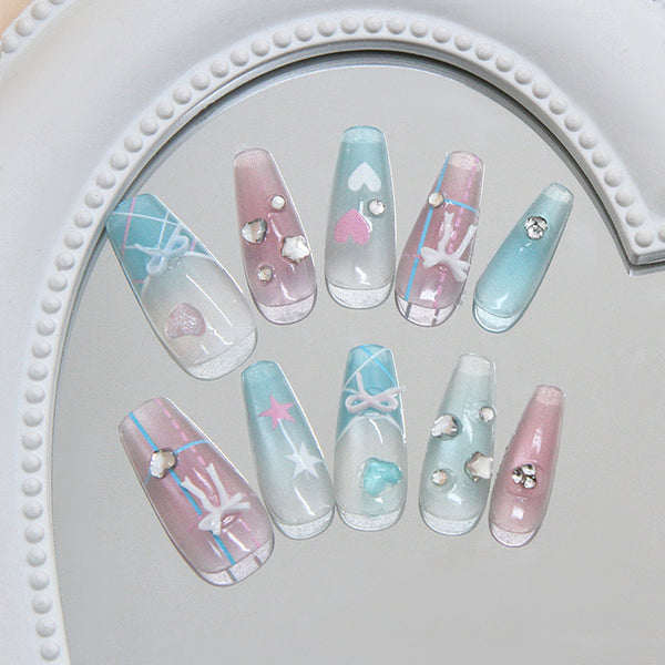 30 Pcs Press On Nails MY295