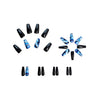 12 Sizes-24 Pcs Press On Nails Y406
